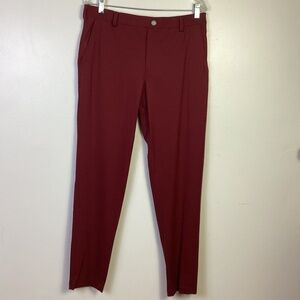Redvanly Golf Pants Men’s Red Sz M